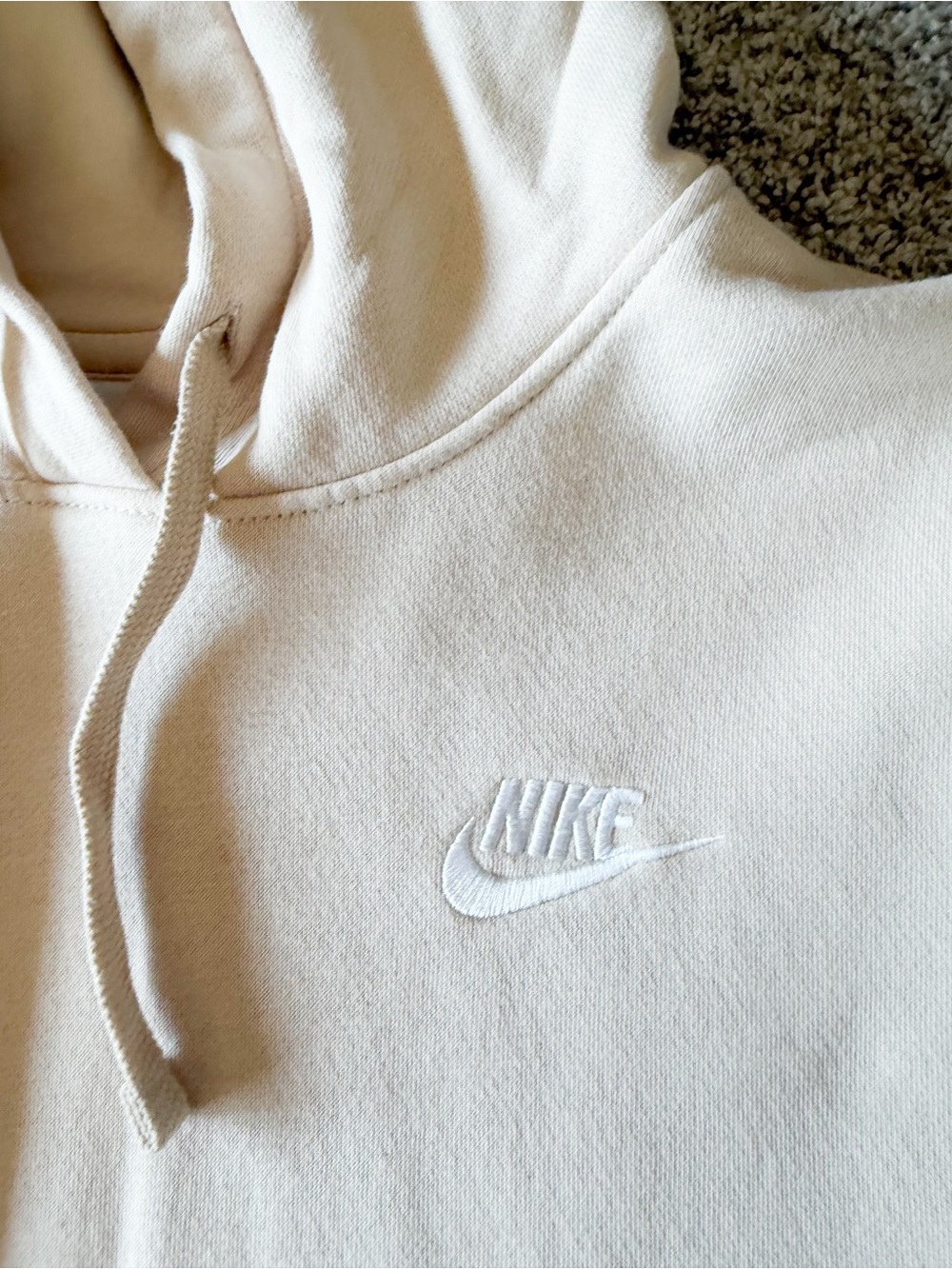 Adult small Nike Ivory Bone hoodie - Picture 2 of 3